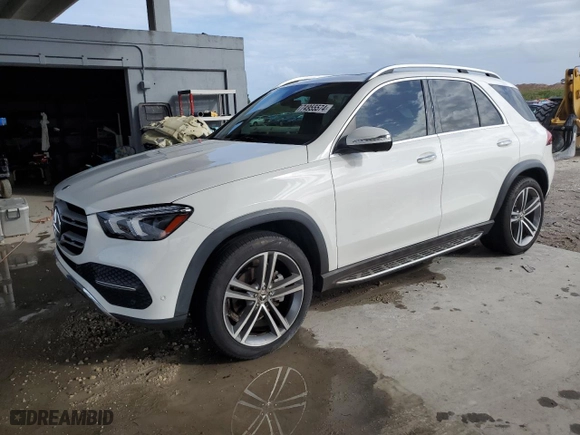 2021 Mercedes-Benz GLE with VIN 4JGFB4KB8MA497143, listed as a Copart auction lot 74955574 with 20,842 mi miles and Non Repairable. Bid and sale history available at carsss.com. Image 1.