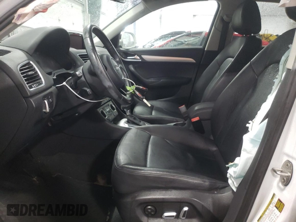 2017 Audi Q3 Premium Plus with VIN WA1JCCFS8HR001694, listed as a Copart auction lot 38311113 with 60,086 mi miles. Bid and sale history available at carsss.com. Image 7.
