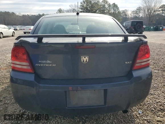 2008 Dodge Avenger SXT with VIN 1B3LC56R98N121309, listed as a Copart auction lot 47460895 with 132,190 mi miles and Salvage Title. Bid and sale history available at carsss.com. Image 6.