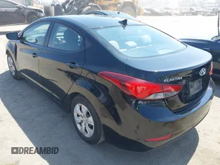 2016 Hyundai Elantra SE with VIN 5NPDH4AE7GH709372, listed as a IAAI auction lot 42515323 with 165,890 mi miles and . Bid and sale history available at DreamBid. Image 3.