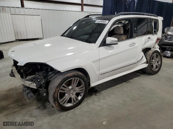 2015 Mercedes-Benz GLK-Class GLK 350 with VIN WDCGG5HB0FG419358, listed as a Copart auction lot 44434845 with 122,603 mi miles and Salvage Title. Bid and sale history available at carsss.com. Image 1.