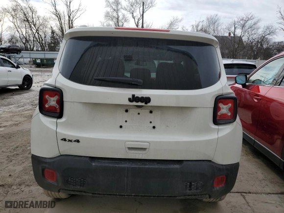 2023 Jeep Renegade Altitude with VIN ZACNJDE18PPP33085, listed as a Copart auction lot 46884045 with 10,780 mi miles and Salvage Title. Bid and sale history available at carsss.com. Image 6.