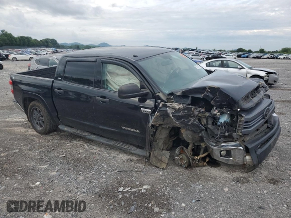 2014 Toyota Tundra SR5 with VIN 5TFEY5F14EX165589, listed as a Copart auction lot 57311785 with 165,343 mi miles and Salvage title. Bid and sale history available at DreamBid. Image 4.