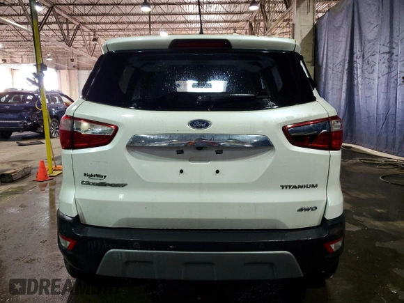 2019 Ford EcoSport Titanium with VIN MAJ6S3KL3KC280162, listed as a Copart auction lot 48044285 with 25,253 mi miles and Clean Title. Bid and sale history available at DreamBid. Image 6.