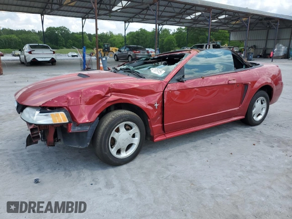 2000 Ford Mustang z VIN 1FAFP4449YF281935, wystawiony jako Copart lot #49970805 z przebiegiem 248 106 mil mil oraz Szkoda całkowita • Salvage title. Historia ofert i sprzedaży dostępna na DreamBid. Obrazek 1.