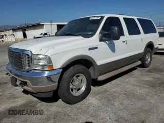 2001 Ford Excursion Limited с VIN 1FMNU42S81EC98586, выставлен на аукционе Copart как лот 63701165 с пробегом 302 278 миль миль и Чистый • Clean title. История ставок и продаж доступна на DreamBid. Изображение 1.