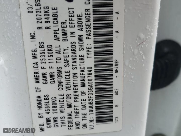 2016 Acura TLX V6 with VIN 19UUB2F35GA007640, listed as a Copart auction lot 81697884 with 97,739 mi miles and Salvage Title. Bid and sale history available at carsss.com. Image 13.