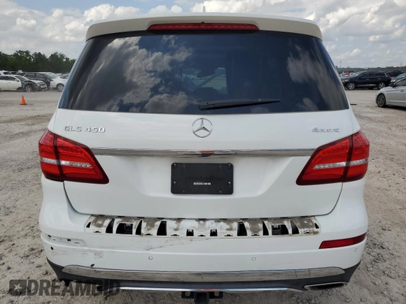 2017 Mercedes-Benz GLS 450 with VIN 4JGDF6EE0HA821639, listed as a Copart auction lot 52044764 with 41,249 mi miles and Salvage Title. Bid and sale history available at DreamBid. Image 6.