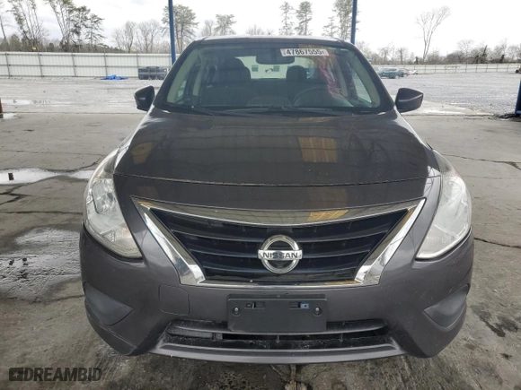 2015 Nissan Versa SV with VIN 3N1CN7AP1FL955679, listed as a Copart auction lot 47867555 with 112,301 mi miles and Salvage Title. Bid and sale history available at carsss.com. Image 5.
