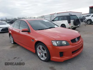 2008 Pontiac G8 GT with VIN 6G2EC57Y38L147372, listed as a IAAI auction lot 41595765 with 140,792 mi miles. Bid and sale history available at carsss.com. Image 1.
