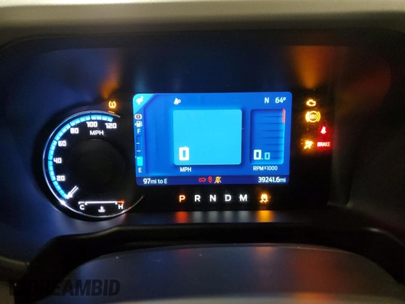 2022 Ford Bronco with VIN 1FMEE5DP2NLB30441, listed as a Copart auction lot 45985755 with 39,241 mi miles and Salvage Title. Bid and sale history available at DreamBid. Image 9.