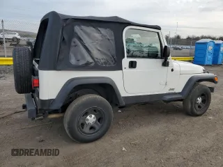 2006 Jeep Wrangler SE with VIN 1J4FA29156P786693, listed as a Copart auction lot 50727035 with 87,544 mi miles and Clean Title. Bid and sale history available at carsss.com. Image 3.
