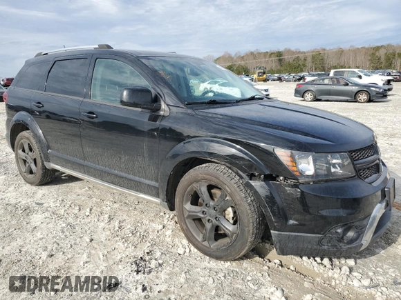 2014 Dodge Journey Crossroad with VIN 3C4PDCGG5ET283724, listed as a Copart auction lot 43251245 with 120,571 mi miles and Salvage title. Bid and sale history available at DreamBid. Image 4.
