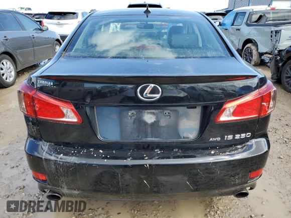 2013 Lexus IS 250 with VIN JTHCF5C23D5062845, listed as a Copart auction lot 48813515 with 124,064 mi miles and Salvage Title. Bid and sale history available at DreamBid. Image 6.