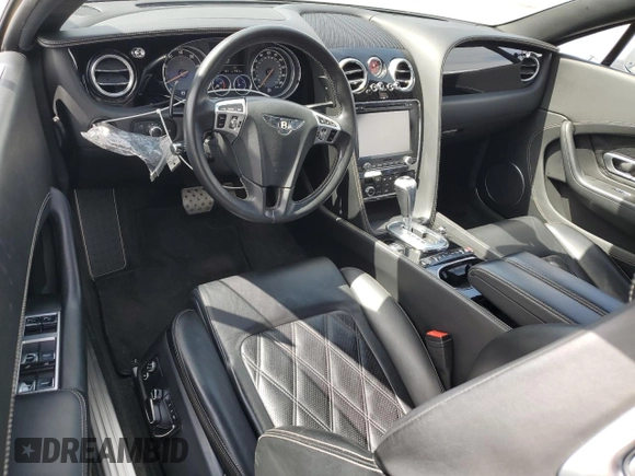 2012 Bentley Continental GT with VIN SCBFR7ZA2CC073607, listed as a Copart auction lot 56768995 with 54,966 mi miles and Salvage Title. Bid and sale history available at DreamBid. Image 8.
