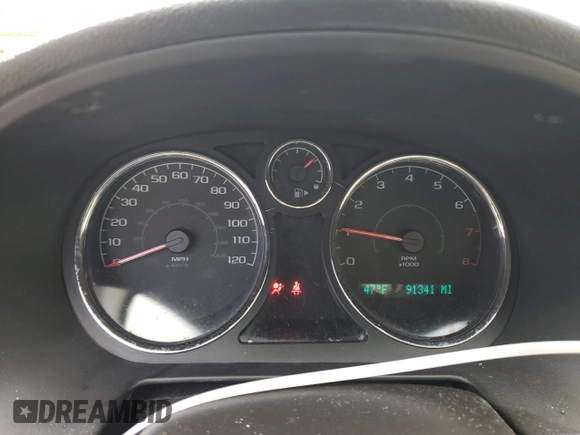 2010 Chevrolet Cobalt LS with VIN 1G1AB5F53A7132623, listed as a Copart auction lot 46311175 with 91,341 mi miles and Non Repairable. Bid and sale history available at DreamBid. Image 9.