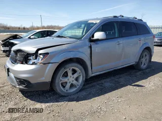 2018 Dodge Journey Crossroad with VIN 3C4PDDGG3JT219584, listed as a Copart auction lot 53257595 with 212,649 mi miles and Salvage Title. Bid and sale history available at carsss.com. Image 1.
