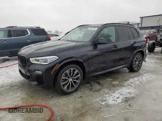 2020 BMW X5 xDrive40i with VIN 5UXCR6C09L9B75642, listed as a Copart auction lot 43813755 with 92,413 mi miles and Non Repairable. Bid and sale history available at carsss.com. Image 1.