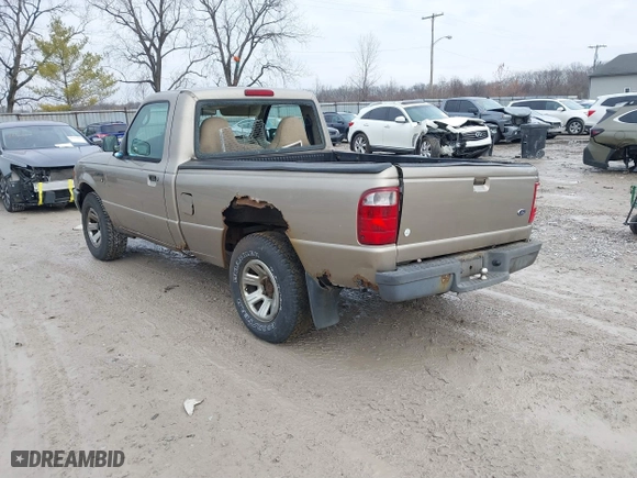 2003 Ford Ranger XL with VIN 1FTYR10U73PB00559, listed as a IAAI auction lot 41203236 with 192,029 mi miles. Bid and sale history available at carsss.com. Image 3.
