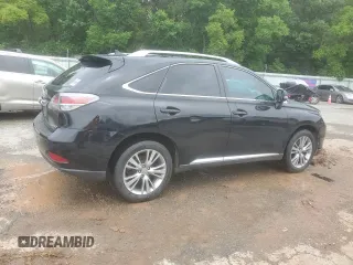 2013 Lexus RX 350 with VIN 2T2ZK1BA0DC097138, listed as a Copart auction lot 58583605 with 98,302 mi miles and Salvage title. Bid and sale history available at DreamBid. Image 3.