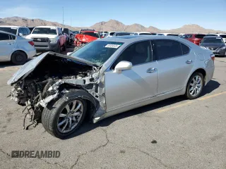 2008 Lexus LS 460 L with VIN JTHGL46F585029290, listed as a Copart auction lot 48485505 with Not provided miles and Salvage title. Bid and sale history available at DreamBid. Image 1.