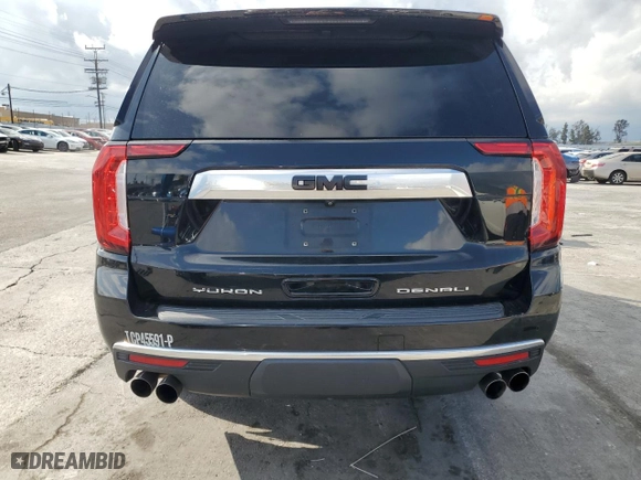 2021 GMC Yukon XL Denali with VIN 1GKS2JKL7MR217440, listed as a Copart auction lot 51016115 with 116,684 mi miles and Salvage Title. Bid and sale history available at carsss.com. Image 6.