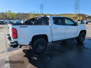 2018 Chevrolet Colorado 4WD Z71 with VIN 1GCGTDEN4J1189913, listed as a Copart auction lot 55279105 with 76,132 mi miles and Salvage title. Bid and sale history available at DreamBid. Image 3.