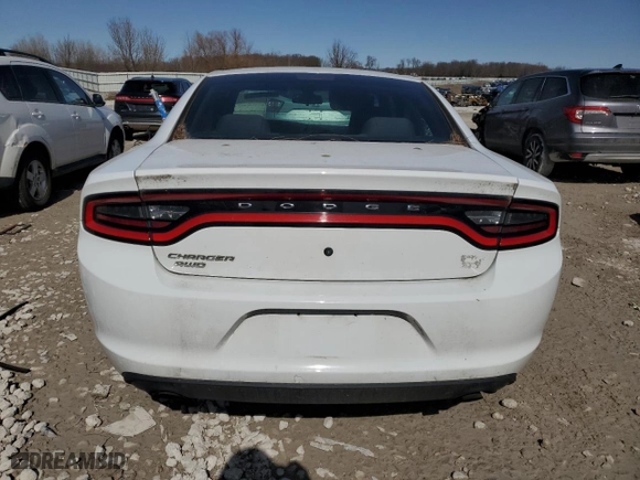 2016 Dodge Charger Police with VIN 2C3CDXKT6GH223543, listed as a Copart auction lot 48528295 with 112,421 mi miles and Clean Title. Bid and sale history available at carsss.com. Image 6.