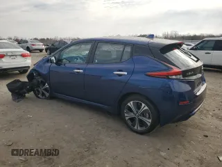 2022 Nissan LEAF SV Plus with VIN 1N4BZ1CV8NC564082, listed as a Copart auction lot 49554945 with 15,394 mi miles and Salvage title. Bid and sale history available at DreamBid. Image 2.
