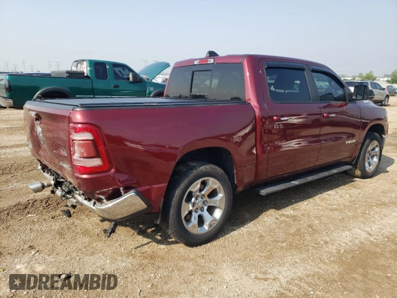 2019 Ram 1500 Big Horn z VIN 1C6SRFFT8KN614181, wystawiony jako Copart lot #59355085 z przebiegiem 125 995 mil mil oraz Szkoda całkowita • Salvage title. Historia ofert i sprzedaży dostępna na DreamBid. Obrazek 3.