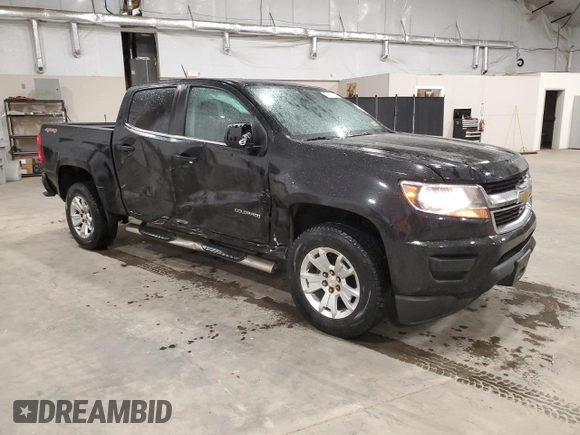 2018 Chevrolet Colorado 4WD LT with VIN 1GCGTCEN9J1316228, listed as a Copart auction lot 55973725 with 54,282 mi miles and Salvage title. Bid and sale history available at DreamBid. Image 4.