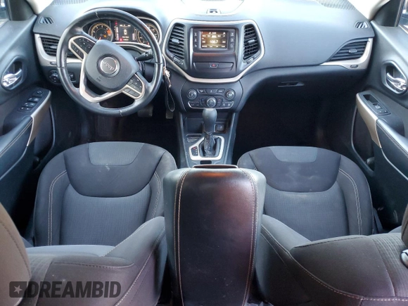 2017 Jeep Cherokee Latitude with VIN 1C4PJLCB3HD221543, listed as a Copart auction lot 84190664 with 112,626 mi miles and Salvage Title. Bid and sale history available at carsss.com. Image 8.