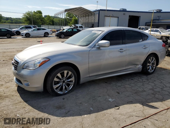 2012 Infiniti M with VIN JN1BY1AR3CM396736, listed as a Copart auction lot 60835404 with 197,714 mi miles and Clean Title. Bid and sale history available at carsss.com. Image 1.
