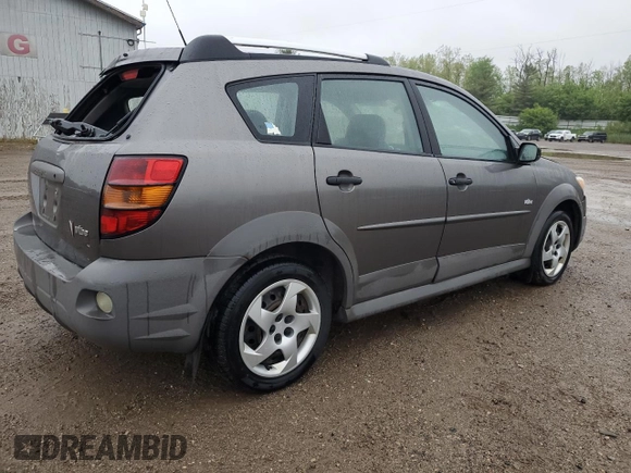 2005 Pontiac Vibe with VIN 5Y2SL638X5Z467045, listed as a Copart auction lot 57865085 with 233,401 mi miles and Clean title. Bid and sale history available at DreamBid. Image 3.