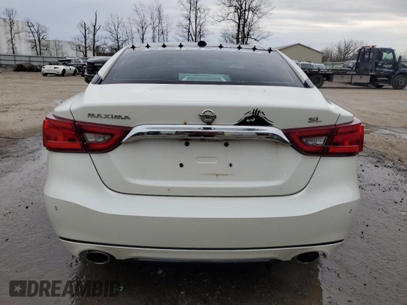 2018 Nissan Maxima Platinum with VIN 1N4AA6AP2JC375765, listed as a Copart auction lot 53343505 with 83,675 mi miles and Salvage Title. Bid and sale history available at DreamBid. Image 6.