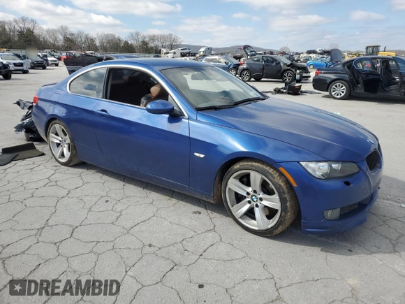 2007 BMW 3 Series 335i with VIN WBAWB73597P033078, listed as a Copart auction lot 48106005 with Not Provided miles and Clean Title. Bid and sale history available at carsss.com. Image 4.