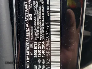2021 Mercedes-Benz E-Class E 450 with VIN W1KZF5KB9MA931765, listed as a Copart auction lot 69393194 with 24,991 mi miles and Salvage Title. Bid and sale history available at carsss.com. Image 13.