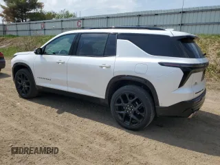 2024 Chevrolet Traverse AWD RS z VIN 1GNEVLKS5RJ153379, wystawiony jako Copart lot #54567905 z przebiegiem 19 977 mil mil oraz Szkoda całkowita • Salvage title. Historia ofert i sprzedaży dostępna na DreamBid. Obrazek 2.
