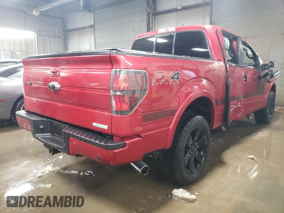 2012 Ford F-150 XL with VIN 1FTFW1ET6CFC17667, listed as a Copart auction lot 46125785 with 170,250 mi miles and Salvage title. Bid and sale history available at DreamBid. Image 3.