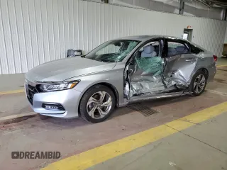 2018 Honda Accord EX-L z VIN 1HGCV1F60JA081059, wystawiony jako Copart lot #59152365 z przebiegiem Nie podano mil oraz Szkoda całkowita • Salvage title. Historia ofert i sprzedaży dostępna na DreamBid. Obrazek 1.