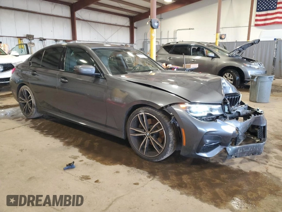 2021 BMW 3 Series 330i z VIN 3MW5R1J00M8B81609, wystawiony jako Copart lot #58311755 z przebiegiem 63 666 mil mil oraz Szkoda całkowita • Salvage title. Historia ofert i sprzedaży dostępna na DreamBid. Obrazek 4.