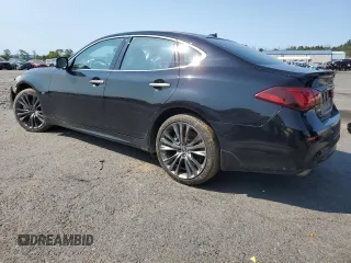 2019 Infiniti Q70 Luxe with VIN JN1BY1AR6KM585945, listed as a Copart auction lot 42006195 with 38,468 mi miles and Salvage title. Bid and sale history available at DreamBid. Image 2.