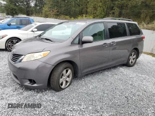 2012 Toyota Sienna with VIN 5TDKA3DC8CS009526, listed as a Copart auction lot 80279714 with 186,703 mi miles and Salvage Title. Bid and sale history available at DreamBid. Image 1.