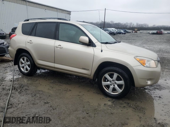 2008 Toyota RAV4 Ltd with VIN JTMBK31V086034723, listed as a Copart auction lot 43076275 with 114,731 mi miles and Salvage Title. Bid and sale history available at carsss.com. Image 4.