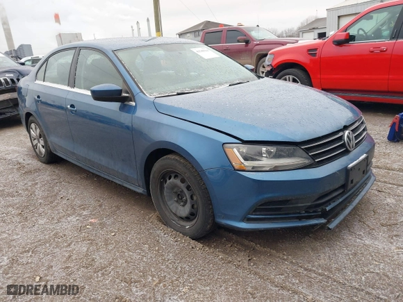 2017 Volkswagen Jetta 1.4T S with VIN 3VW167AJ2HM370018, listed as a IAAI auction lot 41540944 with 78,458 mi miles. Bid and sale history available at carsss.com. Image 1.