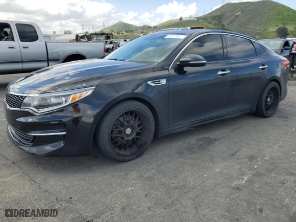 2018 Kia Optima EX with VIN 5XXGU4L33JG245620, listed as a Copart auction lot 51017885 with 120,676 mi miles and Clean Title. Bid and sale history available at carsss.com. Image 1.