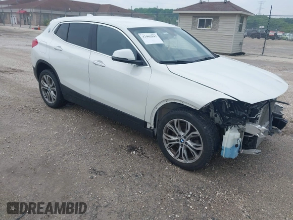 2018 BMW X2 sDrive28i with VIN WBXYJ3C36JEB37994, listed as a IAAI auction lot 42402043 with 63,943 mi miles and . Bid and sale history available at DreamBid. Image 1.
