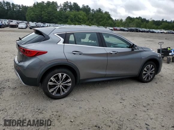 2017 Infiniti QX30 Luxury with VIN SJKCH5CR1HA026123, listed as a Copart auction lot 64003094 with 93,651 mi miles and Salvage title. Bid and sale history available at DreamBid. Image 3.
