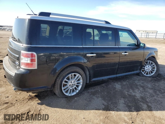 2015 Ford Flex SEL with VIN 2FMHK6C85FBA21138, listed as a Copart auction lot 50011725 with 115,897 mi miles and Salvage Title. Bid and sale history available at carsss.com. Image 3.