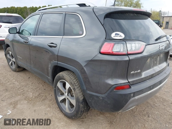 2021 Jeep Cherokee Limited with VIN 1C4PJMDXXMD215667, listed as a IAAI auction lot 42114920 with 38,481 mi miles and . Bid and sale history available at DreamBid. Image 3.